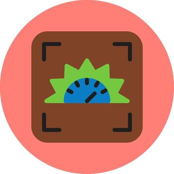Focus indicator Flat Multi Color vector