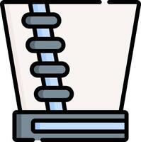 elizabethan collar illustration design vector