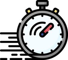 fast time illustration design vector