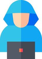 hacker illustration design vector