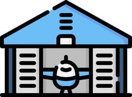 hangar illustration design vector