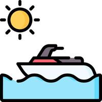 jetski illustration design vector