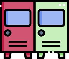 locker illustration design vector