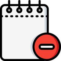 notepad illustration design vector
