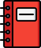 notebook illustration design vector