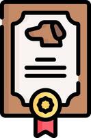 pedigree illustration design vector