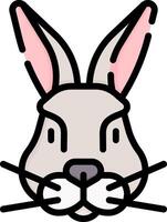rabbit illustration design vector