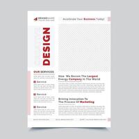 Corporate Business Flyer A4 Size Template design vector