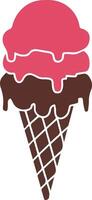 Ice Cream Icon Logo Art vector