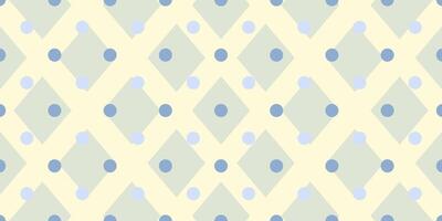 winter pattern background, blue checkered and circle design. vector