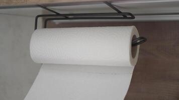 Modern Kitchen Paper Towel Holder That Is Conveniently Mounted on the Wall for Easy Use video