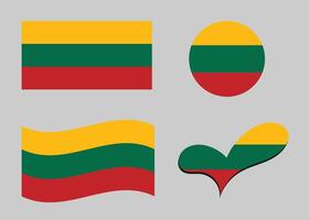 Flag of Lithuania vector