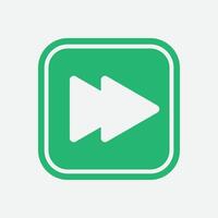 Turn forward Button Icon vector