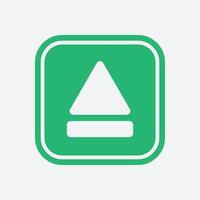 Playlist Music Button Icon vector