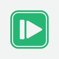 Skip ahead Button Icon vector