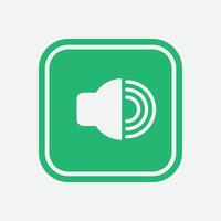 Speaker Music Button Icon vector