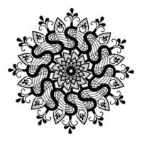 Heavy Lineal mandala background concept vector