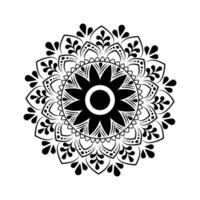 Simplistic Lineal mandala background concept vector