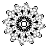Lineal mandala background concept Template vector