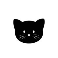 Cat Head Flat icons vector