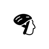 bicycle helmet solid icon design good for web or mobile app vector
