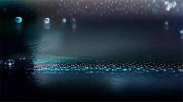 A dark background with water droplets and bubbles video