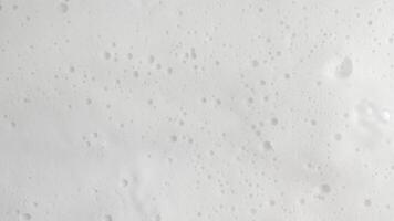 White Soapy Foam Texture with Bubbles photo