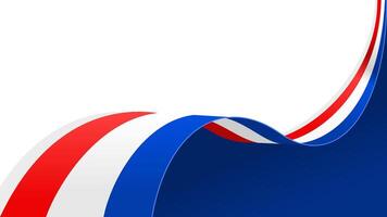 waving netherlands flag background with copy space for text. Suitable for netherlands banner vector