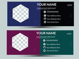 Email signature template,email signature vector