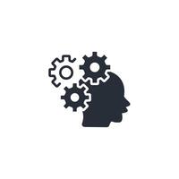 cognition icon. .Editable stroke.linear style sign for use web design,logo.Symbol illustration. vector