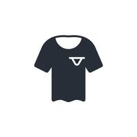 t shirt icon. .Editable stroke.linear style sign for use web design,logo.Symbol illustration. vector