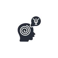 psychology icon. .Editable stroke.linear style sign for use web design,logo.Symbol illustration. vector