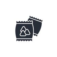 Snack icon. .Editable stroke.linear style sign for use web design,logo.Symbol illustration. vector