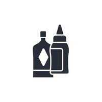 condiments icon. .Editable stroke.linear style sign for use web design,logo.Symbol illustration. vector