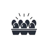 eggs icon. .Editable stroke.linear style sign for use web design,logo.Symbol illustration. vector