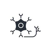 neuron icon. .Editable stroke.linear style sign for use web design,logo.Symbol illustration. vector