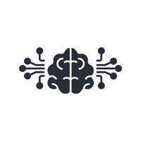 intelligence icon. .Editable stroke.linear style sign for use web design,logo.Symbol illustration. vector