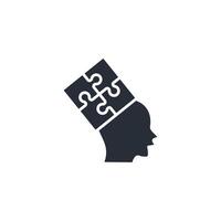 alzheimer icon. .Editable stroke.linear style sign for use web design,logo.Symbol illustration. vector