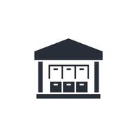 depot icon. .Editable stroke.linear style sign for use web design,logo.Symbol illustration. vector