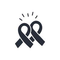 mourning icon. .Editable stroke.linear style sign for use web design,logo.Symbol illustration. vector