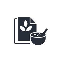 cereals icon. .Editable stroke.linear style sign for use web design,logo.Symbol illustration. vector
