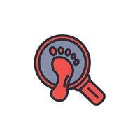investigate icon. .Editable stroke.linear style sign for use web design,logo.Symbol illustration. vector
