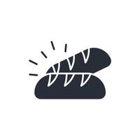 Bread icon. .Editable stroke.linear style sign for use web design,logo.Symbol illustration. vector