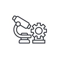 biomedical engineering icon. .Editable stroke.linear style sign for use web design,logo.Symbol illustration. vector
