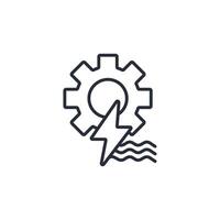 electrical engineering icon. .Editable stroke.linear style sign for use web design,logo.Symbol illustration. vector