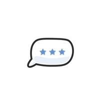 password chat bubble in outline flat design. vector