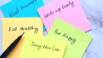 How to make your new year's resolution stick video