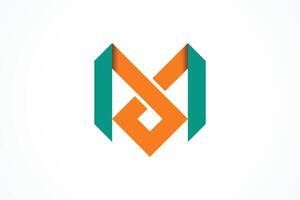 Initial Letter M Logo Design Element vector