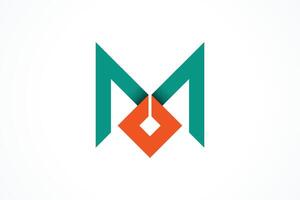 Initial Letter M Logo Design Element vector