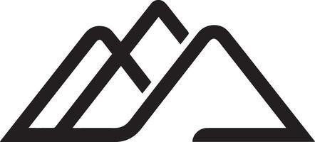 A three layer mountain, designed for multipurpose use. The design should be clean, minimalistic, and versatile, making it perfect for various applications such as logos, posters, t-shirt designs vector